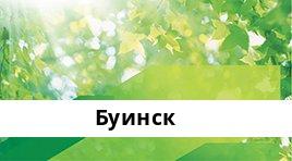 Банкоматы Сбербанка в городe Буинск — часы работы и адреса терминалов на карте