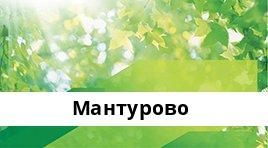 Банкоматы Сбербанка в городe Мантурово — часы работы и адреса терминалов на карте